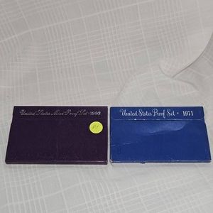 1971,1993 US Mint Proof Sets (2)