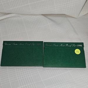 1997,1998 US Mint Proof Sets (2)