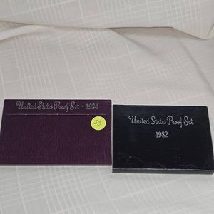 1982,1984 US Mint Proof Sets (2)