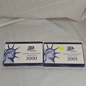 2000,2001 US Mint Proof Sets (2)