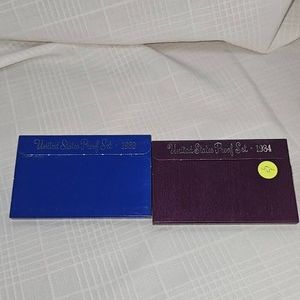 1983,1984 US Mint Proof Sets (2)