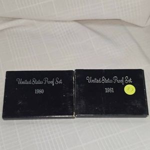 1980,1981 US Mint Proof Sets (2)