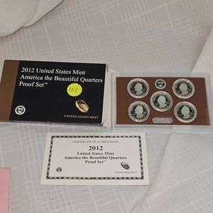 2012 US Mint Proof Quarter Set