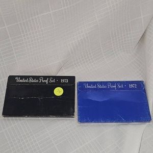 1972,1973 US Mint Proof Sets (2)
