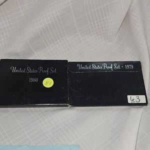 1979,1980 US Mint Proof Sets (2)