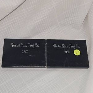 1980,1982 US Mint Proof Sets (2)