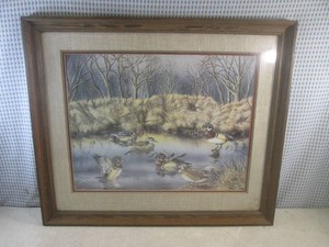 (A-4) Vintage Framed Signed and Num...