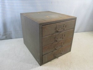 (CS) Vintage Union Metal 4-Drawer O...
