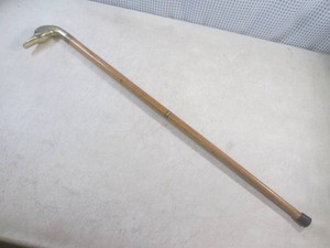 (FS) Vintage Wood 2pc Cane with Bra...