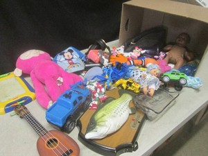 (A-3) Box Full of Assorted Toys...