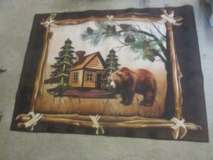 (F-3) Wilderness Area Rug 63 x 47...