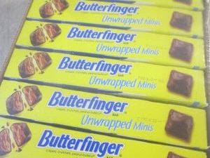 (B-1) 9 Boxes of Butterfinger Unwra...