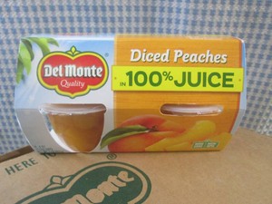 (C-2) 6 - 4-Cup Packs of Del Monte ...