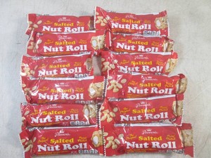 (B-2) 12 Salted Nut Roll Candy Bars...