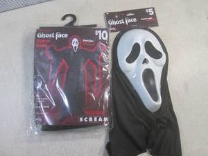 (CS) Ghost Face Horror Robe and Mas...
