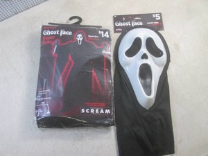 (CS) Ghost Face Horror Robe and Mas...