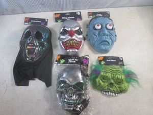 (A-2) 5 Assorted Halloween Masks...