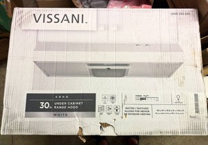Vissani 30 Under Cabinet Range Hood-White