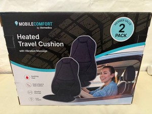 2pk Heated Travel Cushions