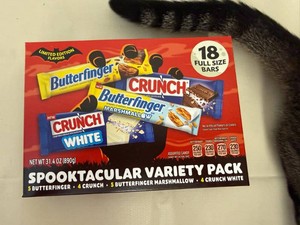 Box of 18 Full Size Candy Bars