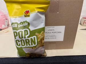 12x 5oz Bags Loves Dill Pickle Popcorn