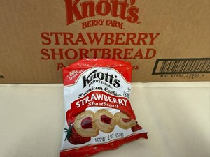 30x 2oz Knotts Strawberry Shortbread Cookies