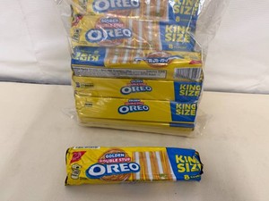 12x  King Size Double Stuffed Golden Oreos