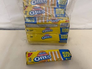 12x  King Size Double Stuffed Golden Oreos
