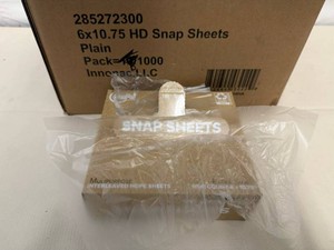 5x 1,000ct  6x10.75 Snap Sheets
