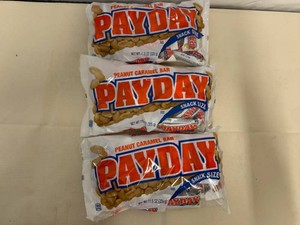 3x 11.6oz Snack Size Payday Candy Bars