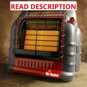 $144 Mr. Heater  Big Buddy Pro 18,000 BTU Portable Propane Heater