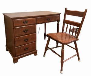 LLBR2 - Vintage Writing Desk With Chair