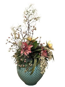 LLFR - Artificial Floral Arrangement in Ceramic Pot