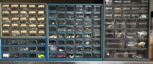 G - Hardware Organizer Bin Assortment (Lot of 4)