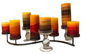 LLFR - Decorative Pillar Candle Set