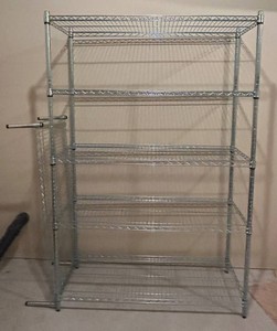 LLS - Metal Shelving Unit With Extra Shelf