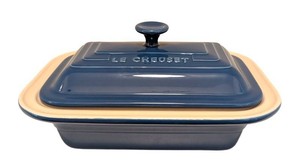 K - Casserole Dish - Le Creuset Blue Stoneware
