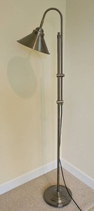 MB - Floor Lamp - Silver Adjustable