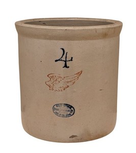 LR - Red Wing Stoneware Crock 4 Gallon