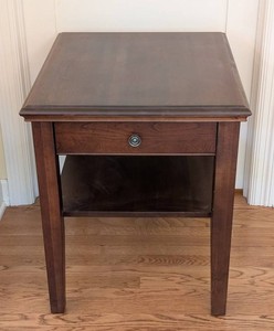 LR - Wood Side Table