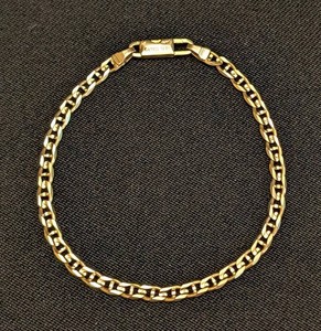 DR - 14K Gold Link Bracelet, Italy