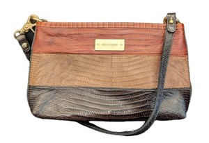 DR - Shoulder Bag - Brahmin Lorelei Three-Tone Reptile Embossed Leather