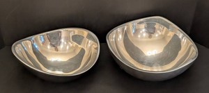 K - Vintage Nambe Bowl Pair