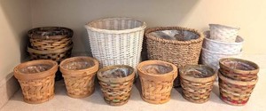 LS - Basket Planters (Lot of 14)