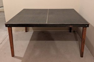 LLS - Vintage Ping Pong Table 60.5 X 53 X 30 in