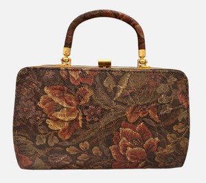 LLFR - Vintage Floral Tapestry Box Purse CIA Tango Creations