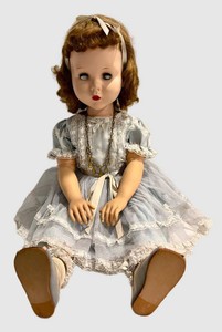 LLFR - Vintage Sweet Sue Character Doll Blue Party Dress
