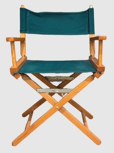 LLFR - Director Chair - Folding Wood Frame Canvas Seat