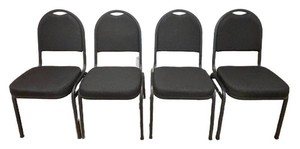 LLFR - Office Chairs - Norstar Office Products Black Chairs (Lot of 4)