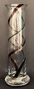 LR - Vintage Glass Solifleur Vase - Friedrich Kristal